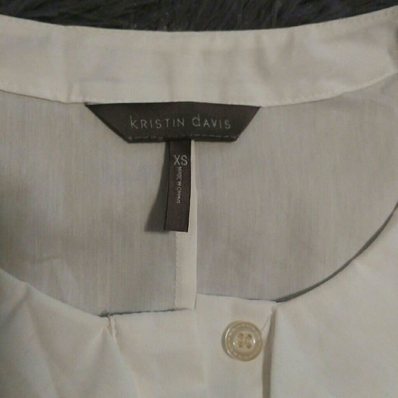 Nwt! Kristin davis short sleeve blouse XS - Picture 3 of 7
